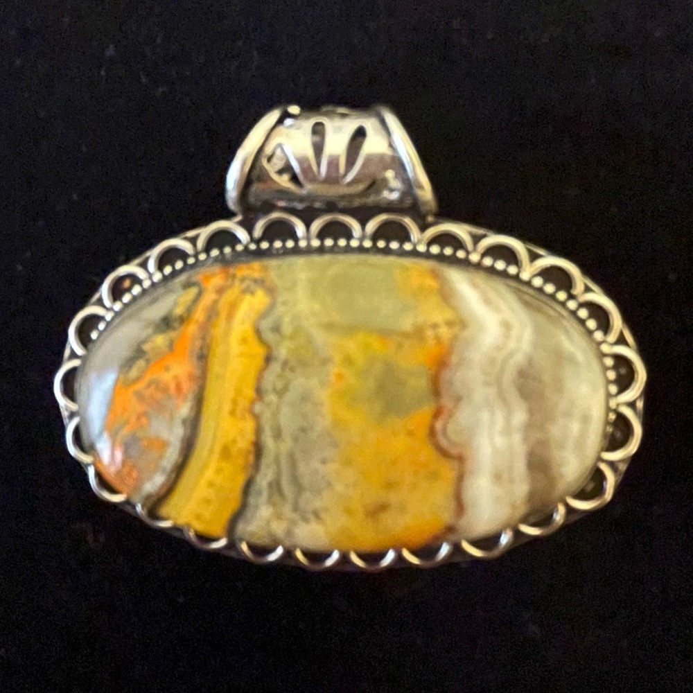 Bumblebee Jasper Pendant